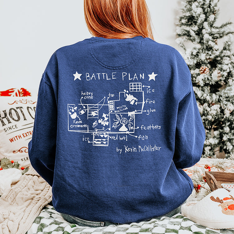 Home Alone Battle Plan Christmas Crewneck (Wholesale)