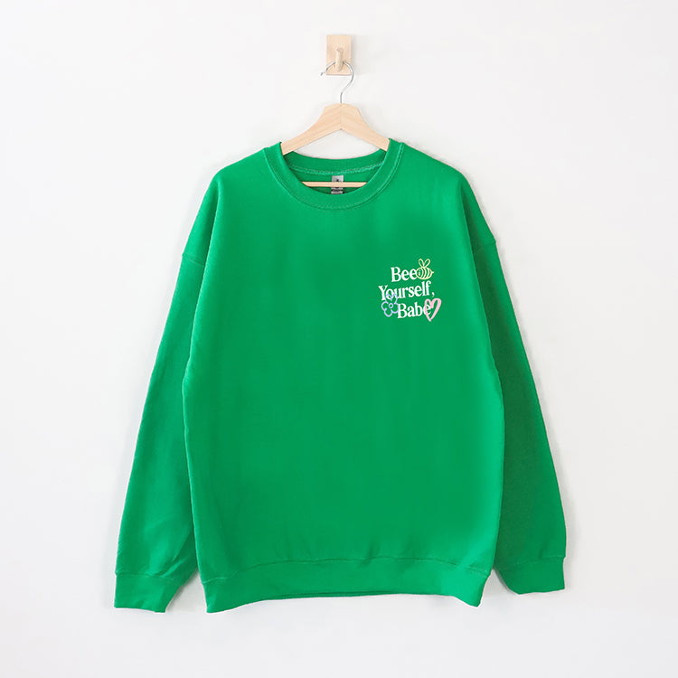 Bee Yourself, Babe Crewneck Sweatshirt
