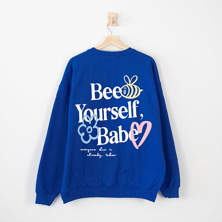 Bee Yourself, Babe Crewneck Sweatshirt