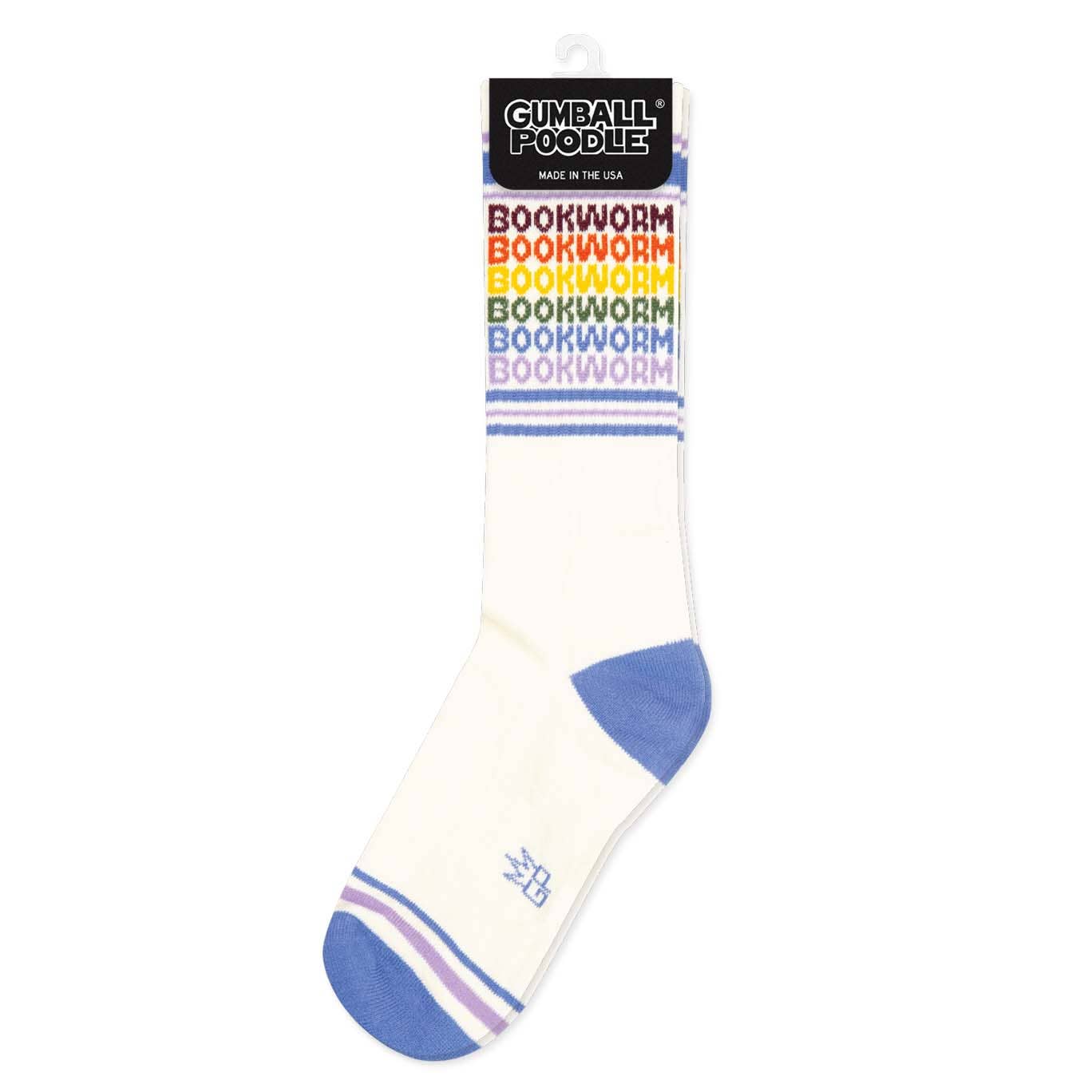 Bookworm Vintage Rainbow Socks – Funny Unisex Reading Gift
