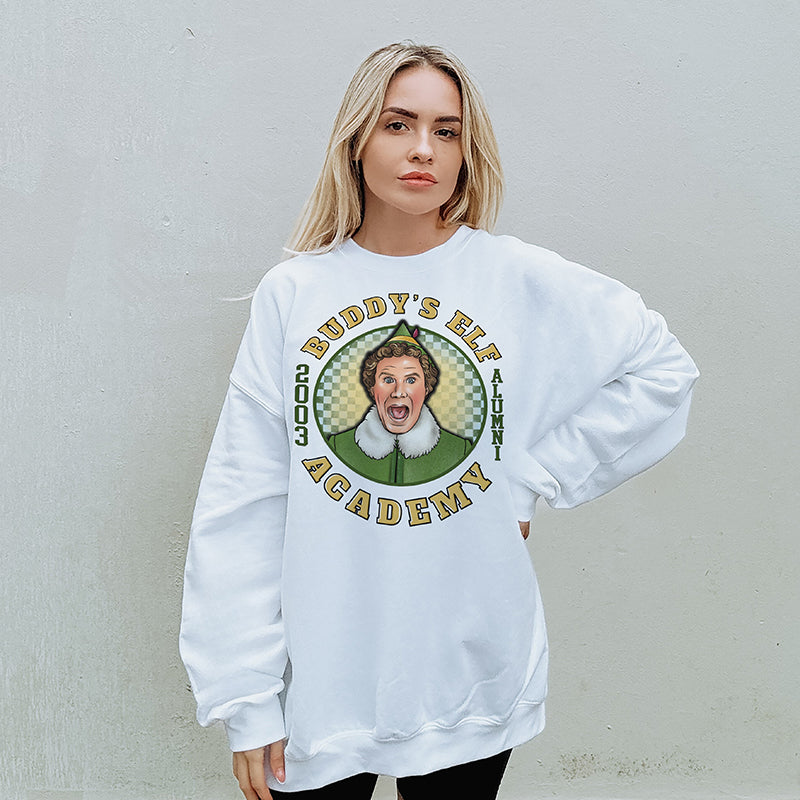 Buddy's Elf Academy Crewneck Sweatshirt
