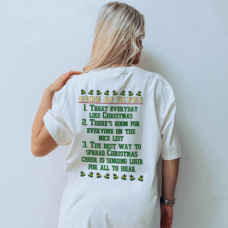 Buddy's Elf Academy Heavyweight Holiday Tee