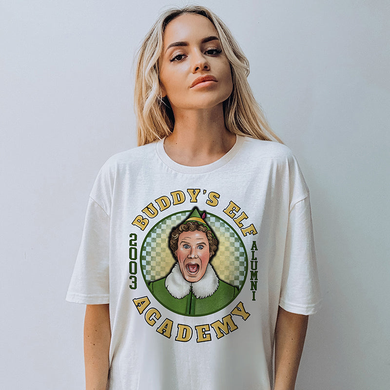 Buddy's Elf Academy Heavyweight Holiday Tee