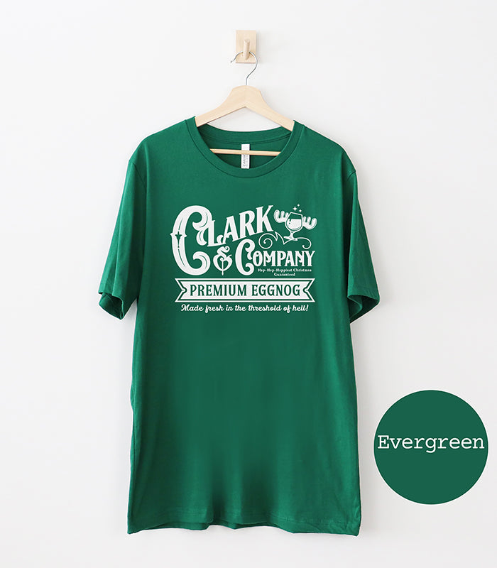 Clark & Company Premium Eggnog Lightweight Tee (Wholesale)