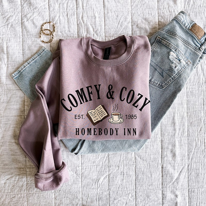 Comfy & Cozy Homebody Inn Sweatshirt – Unisex Pullover