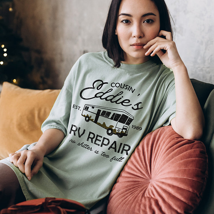 Cousin Eddie's RV Repair Heavyweight Tee (Wholesale)