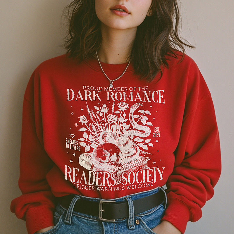 Dark Romance Readers Society Crewneck Sweatshirt