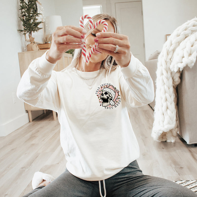 Dead Inside But Merry Long Sleeve Tee