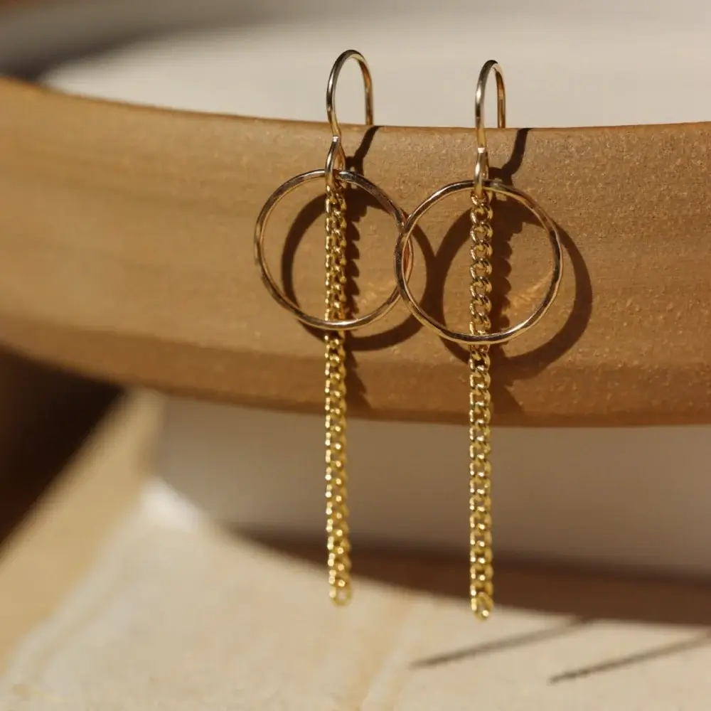 Eternity Drop Earrings