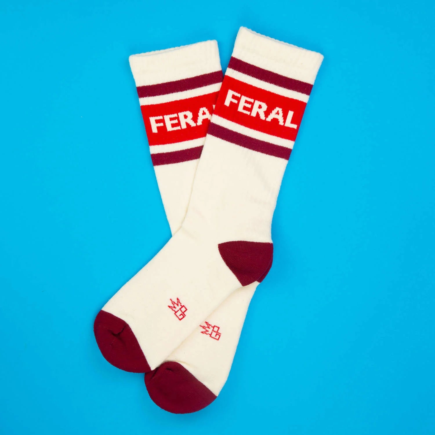FERAL Gym Socks – Funny Socks for Savage Women