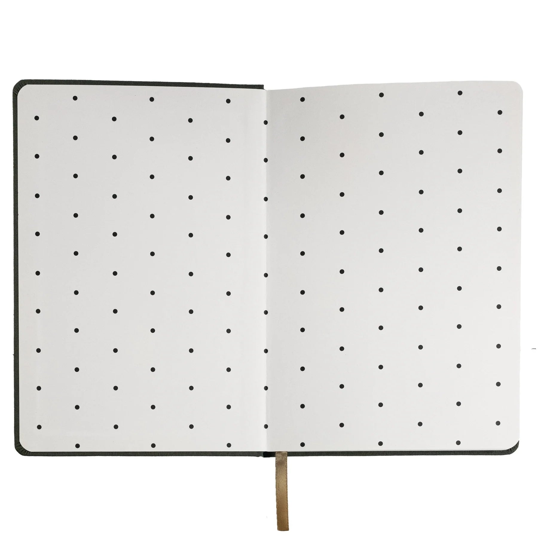 Go For It Journal – Olive & Gold Fabric Notebook | Holiday Gift for Writers & Dreamers