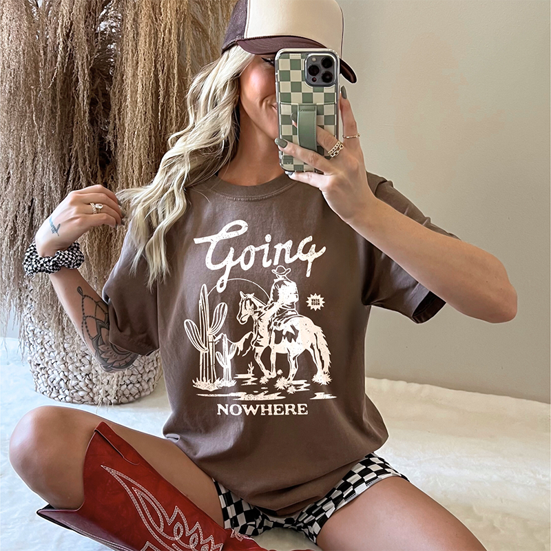 Going Nowhere Western Graphic Tee