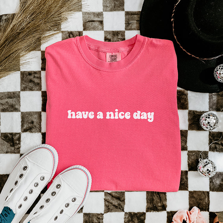 Have A Nice Day Heavyweight Tee