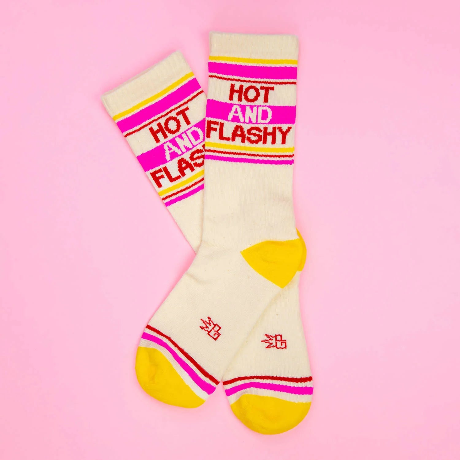 Hot and Flashy Gym Socks – Funny Menopause Socks for Women