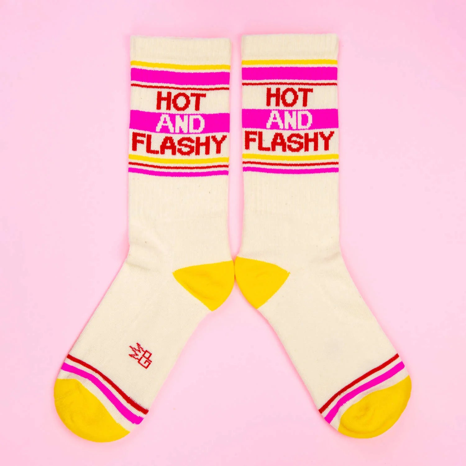 Hot and Flashy Gym Socks – Funny Menopause Socks for Women