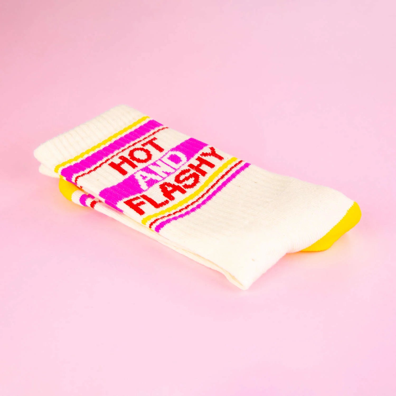 Hot and Flashy Gym Socks – Funny Menopause Socks for Women