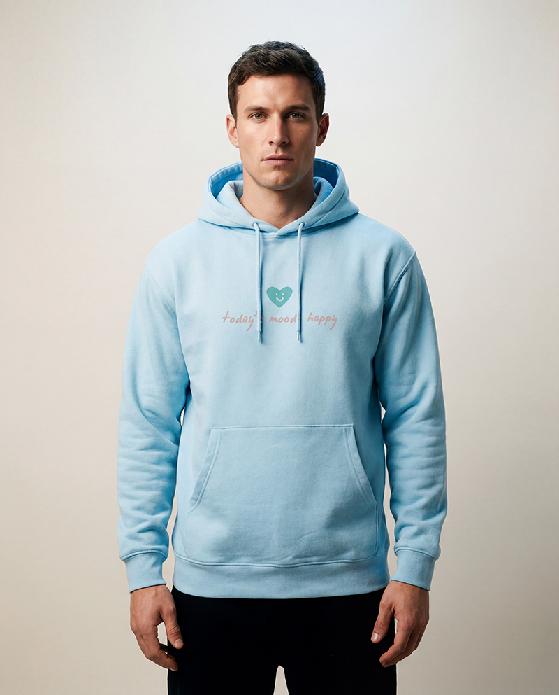 Love Yourself Hoodie - Blue Aqua