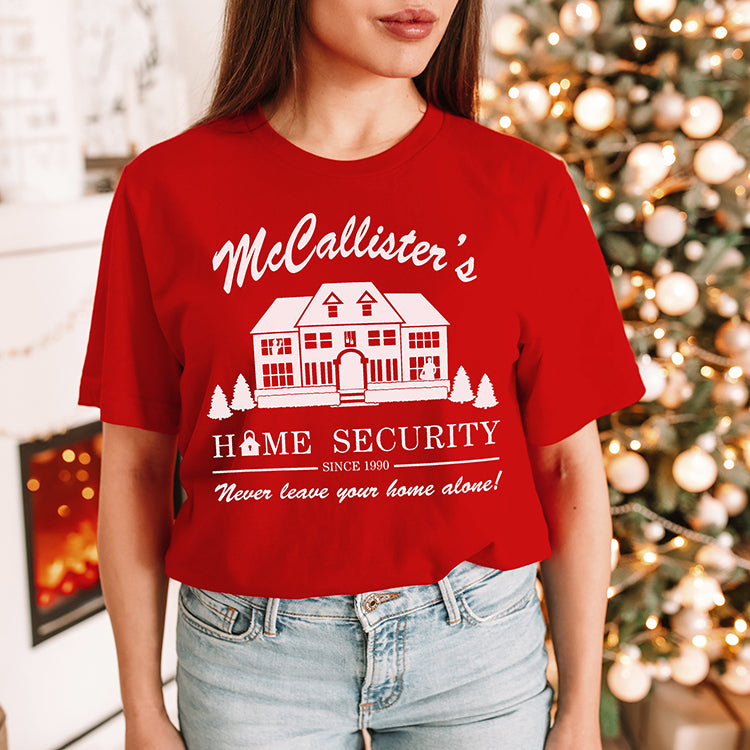 McCallister's Home Security Lightweight Christmas Tee