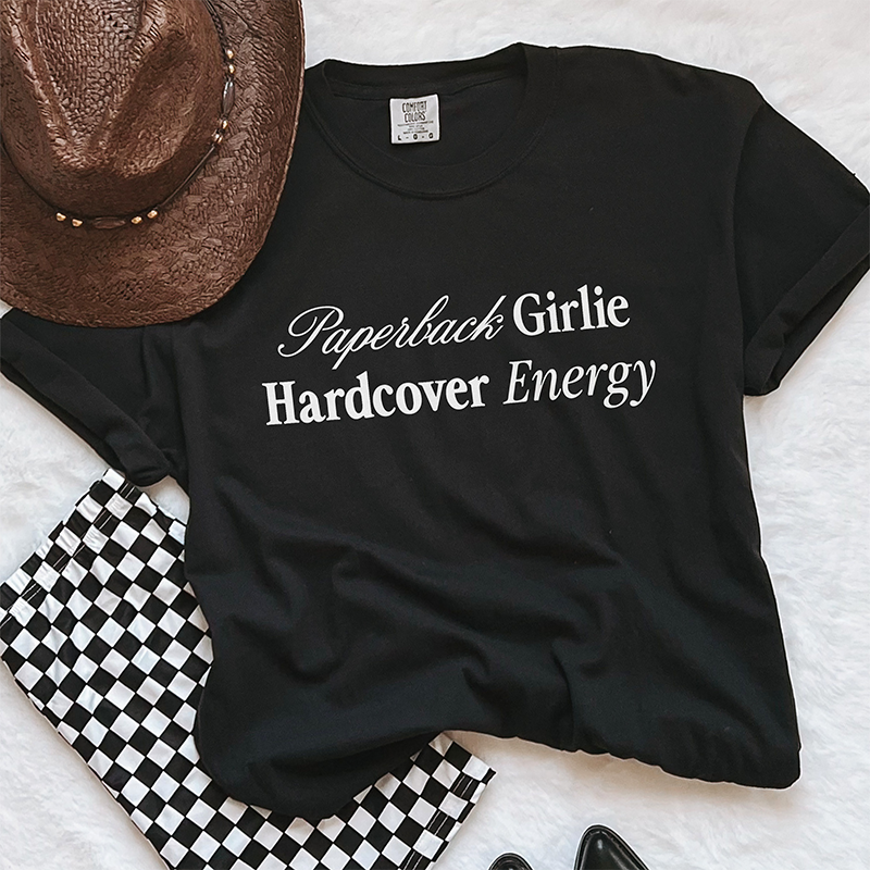 Paperback Girlie, Hardcover Energy Graphic Tee