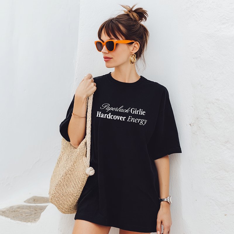 Paperback Girlie, Hardcover Energy Graphic Tee