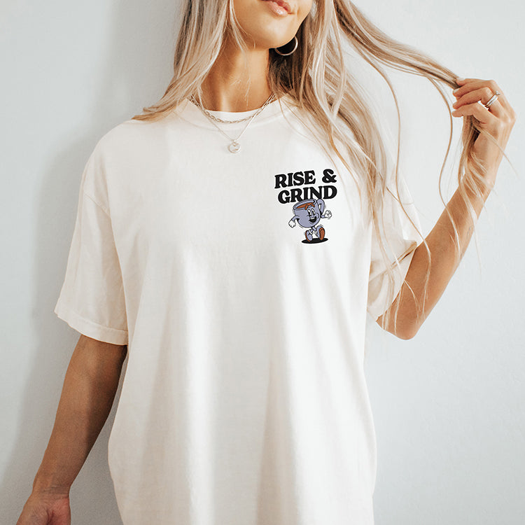 Rise & Grind Graphic Tee Shirt