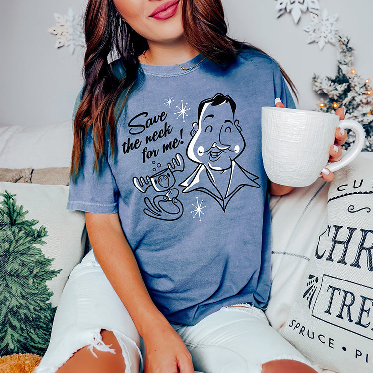 Save The Neck For Me Retro Cousin Eddie Heavyweight Tee