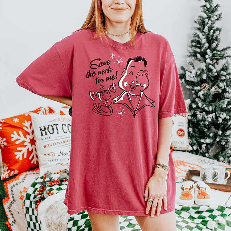 Save The Neck For Me Retro Cousin Eddie Heavyweight Tee