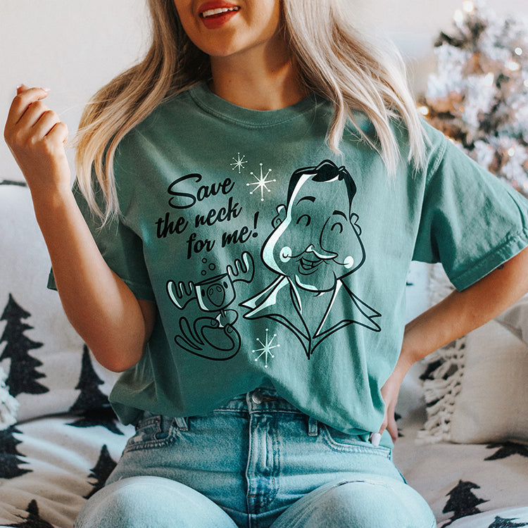 Save The Neck For Me Retro Cousin Eddie Heavyweight Tee