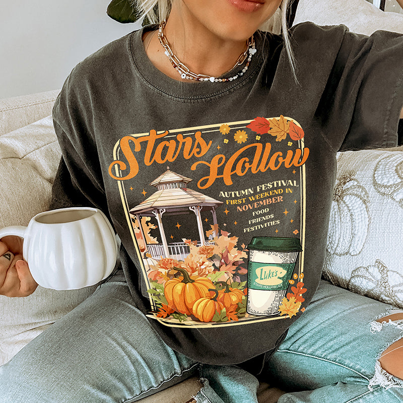 Stars Hollow Autumn Festival Heavyweight Tee