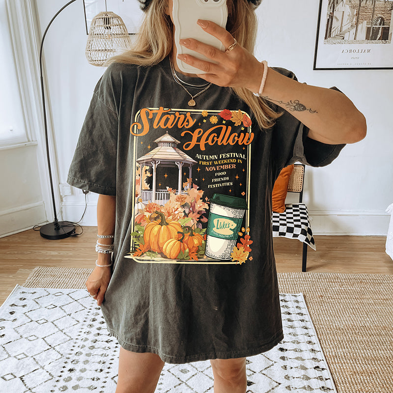 Stars Hollow Autumn Festival Heavyweight Tee