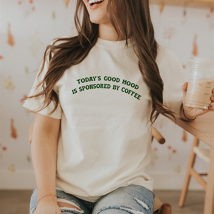 Today's Good Mood Sponsored By Coffee Heavyweight Tee