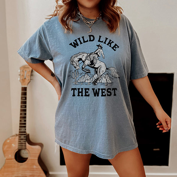 Wild Like The West Heavyweight Tee