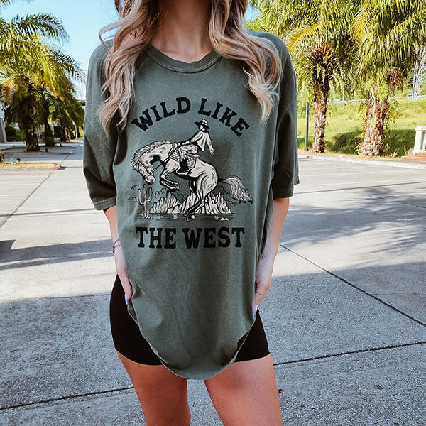 Wild Like The West Heavyweight Tee