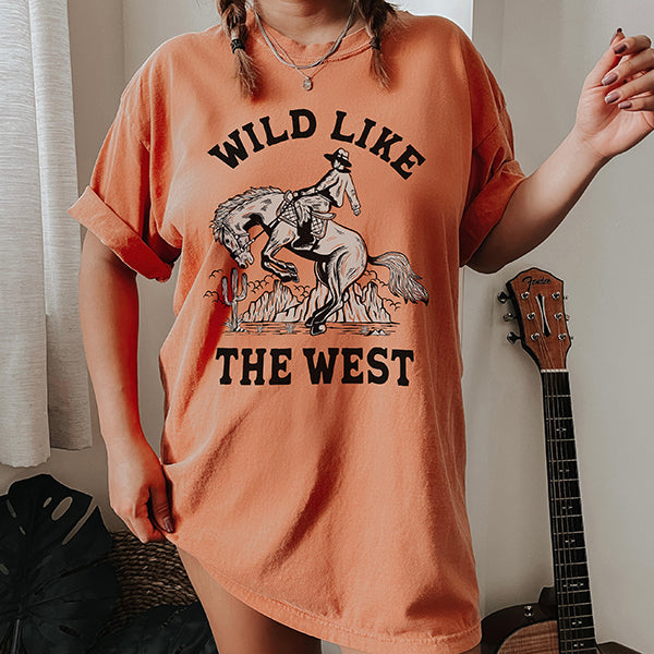 Wild Like The West Heavyweight Tee