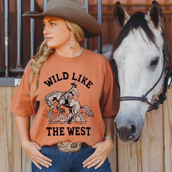 Wild Like The West Heavyweight Tee