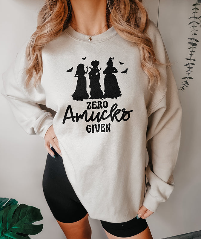 Zero Amucks Given Crewneck Sweatshirt