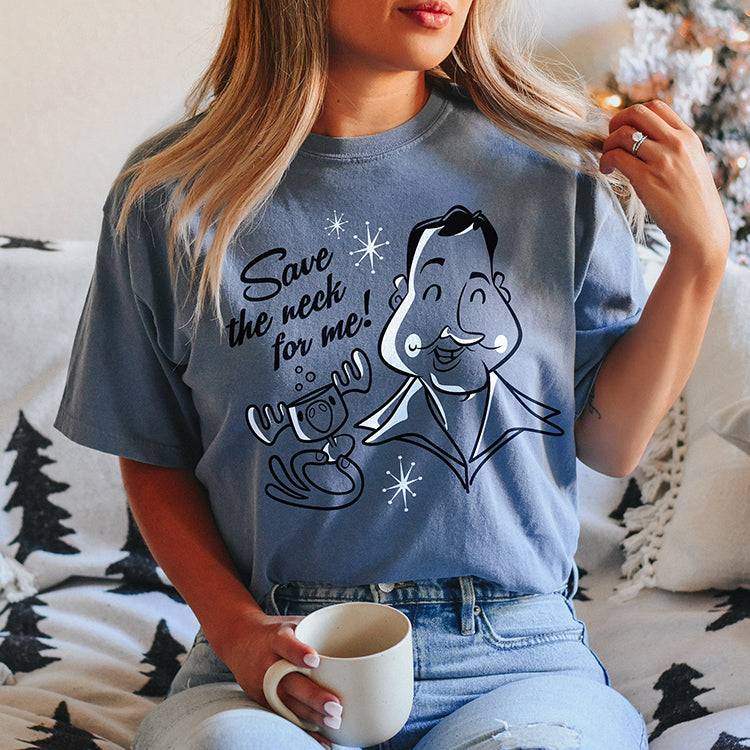 Save The Neck For Me Retro Cousin Eddie Heavyweight Tee