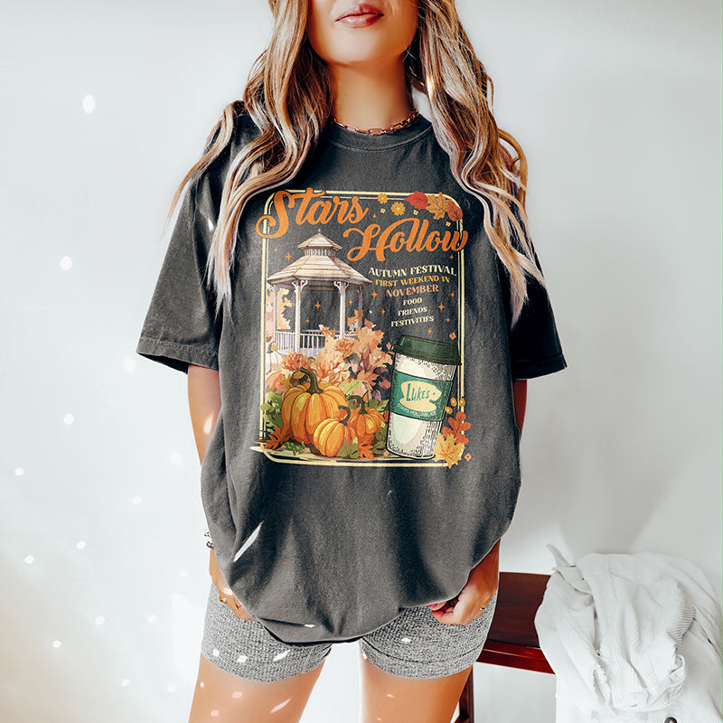 Stars Hollow Autumn Festival Heavyweight Tee