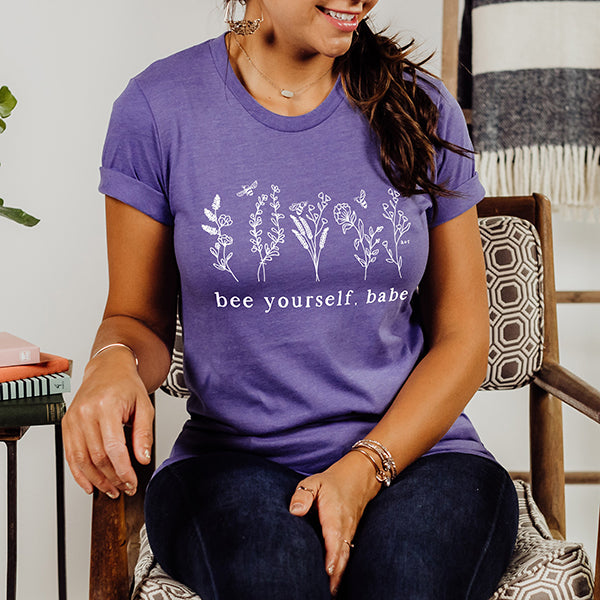 Bee Yourself, Babe Lightweight Graphic Tee (Wholesale)