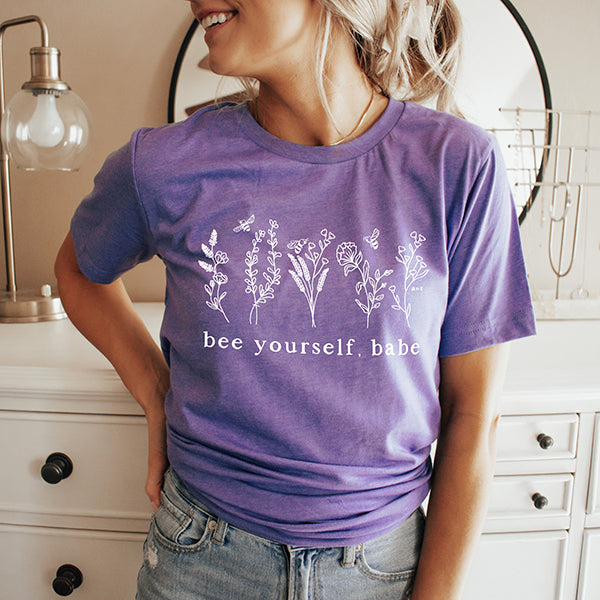 Bee Yourself, Babe Lightweight Graphic Tee (Wholesale)