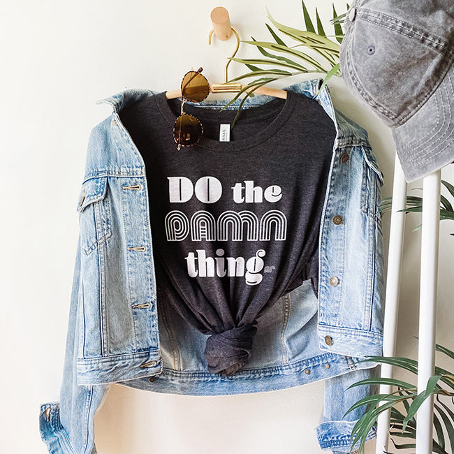 Do The Damn Thing Lightweight Tee (Wholesale)