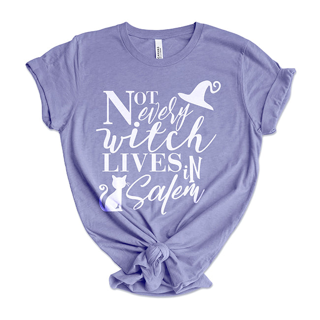 Not Every Witch Lives In Salem Lightweight Tee - Final Sale
