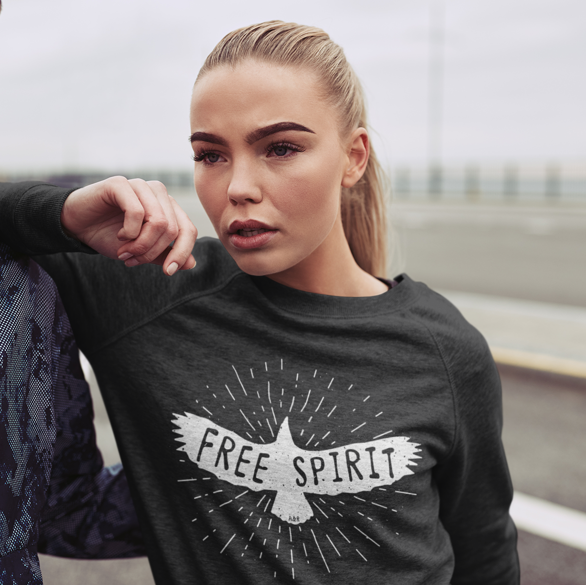 Free Spirit Raglan Sweatshirt (Wholesale)