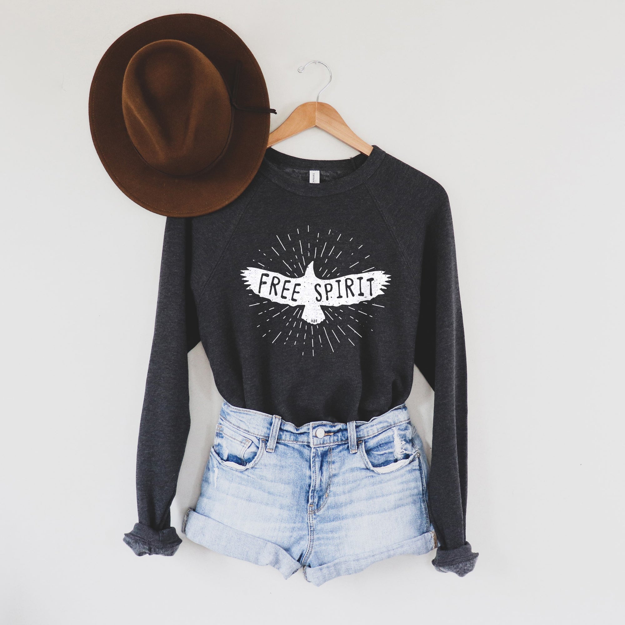Free Spirit Raglan Sweatshirt (Wholesale)