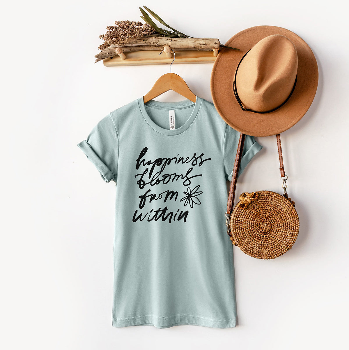 Happiness Blooms From Within Lightweight Tee (Wholesale)