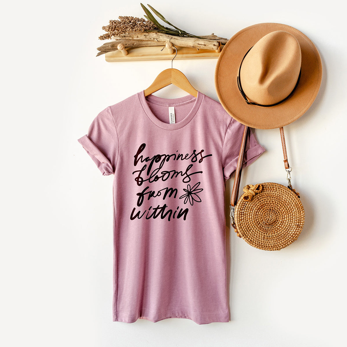 Happiness Blooms From Within Lightweight Tee (Wholesale)