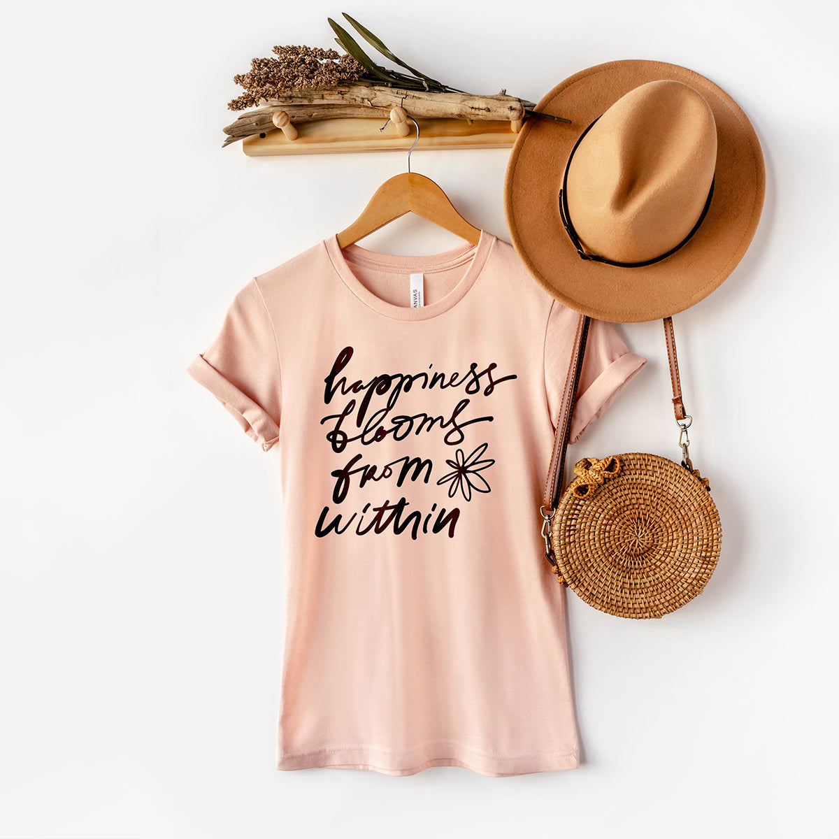 Happiness Blooms From Within Lightweight Tee (Wholesale)