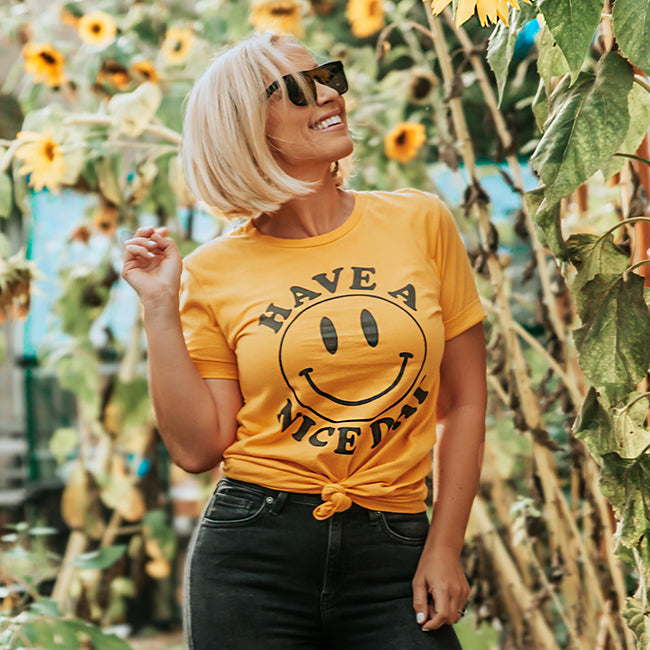 Have A Nice Day Lightweight Tee (Wholesale)