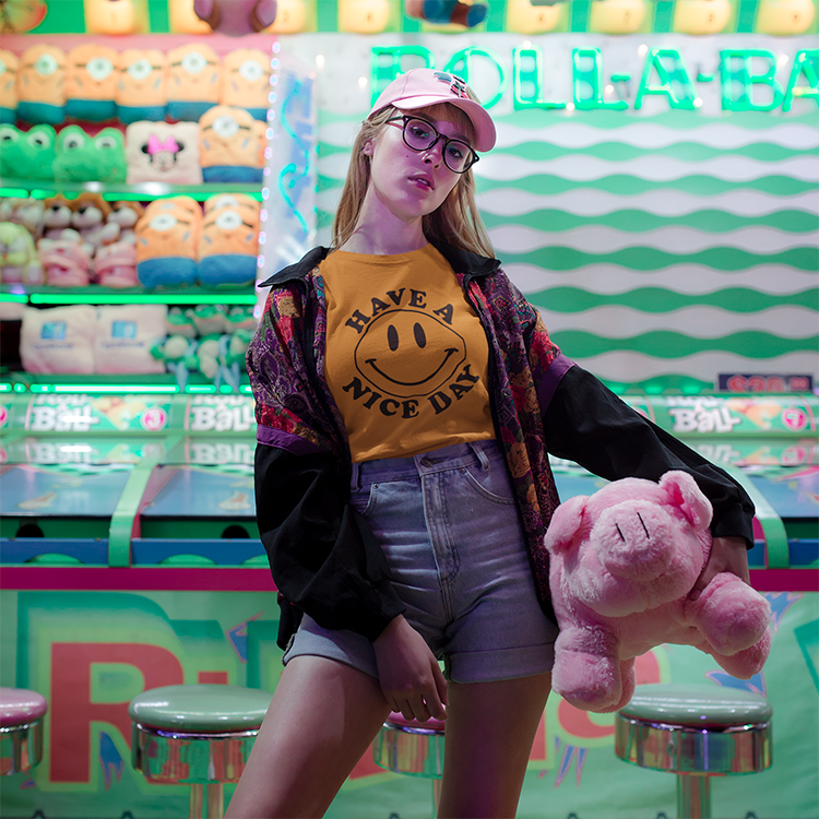 Have A Nice Day Lightweight Tee (Wholesale)