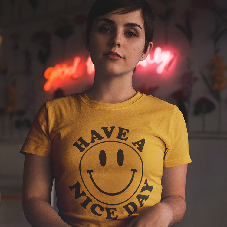 Have A Nice Day Lightweight Tee (Wholesale)